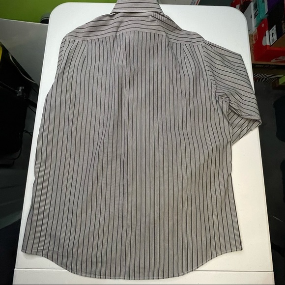 Lacoste Mens Size XL Super Sharp Stripped Button Up Shirt Size 44 - Picture 3 of 6